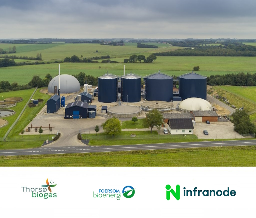 Advisor to Renegas in the sale of Thorsø Biogas and Foersom Bioenergi to Infranode